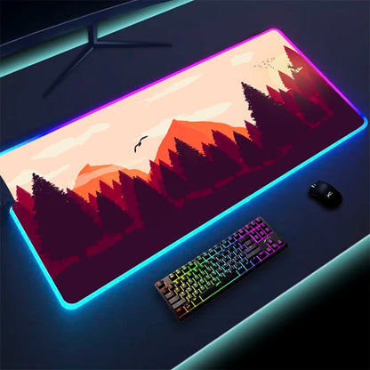 Luminous LED Lighting Mouse Pad XL