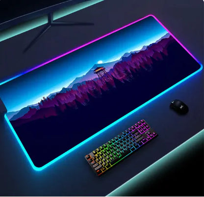 Luminous LED Lighting Mouse Pad XL