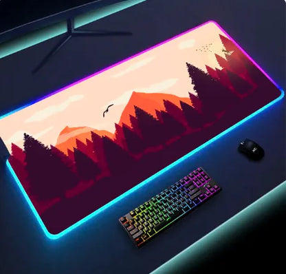 Luminous LED Lighting Mouse Pad XL