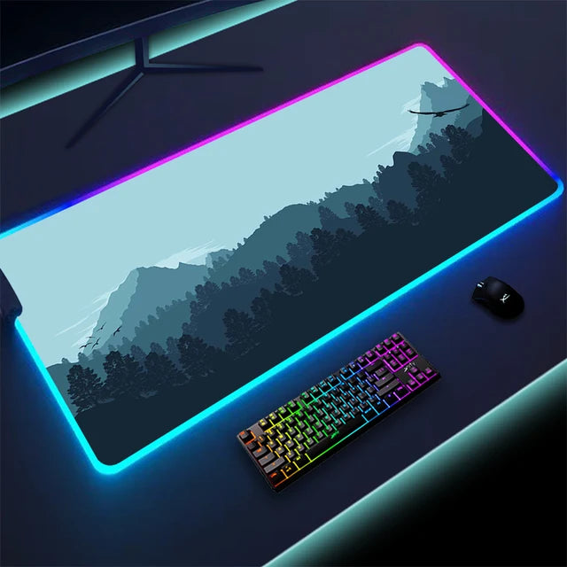 Luminous LED Lighting Mouse Pad XL