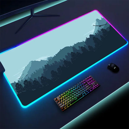 Luminous LED Lighting Mouse Pad XL