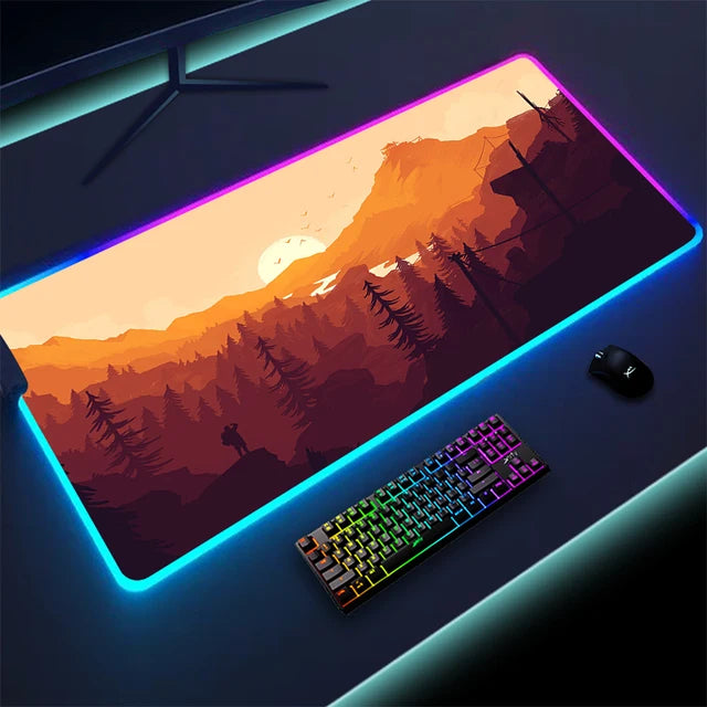 Luminous LED Lighting Mouse Pad XL
