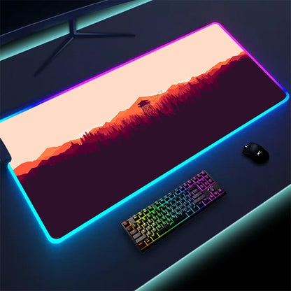 Luminous LED Lighting Mouse Pad XL
