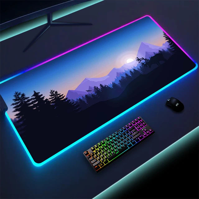 Luminous LED Lighting Mouse Pad XL