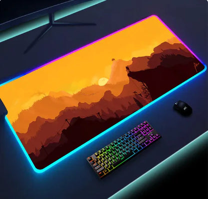 Luminous LED Lighting Mouse Pad XL