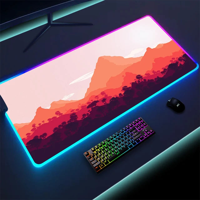 Luminous LED Lighting Mouse Pad XL