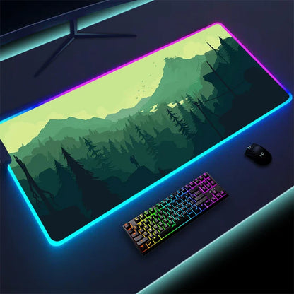 Luminous LED Lighting Mouse Pad XL