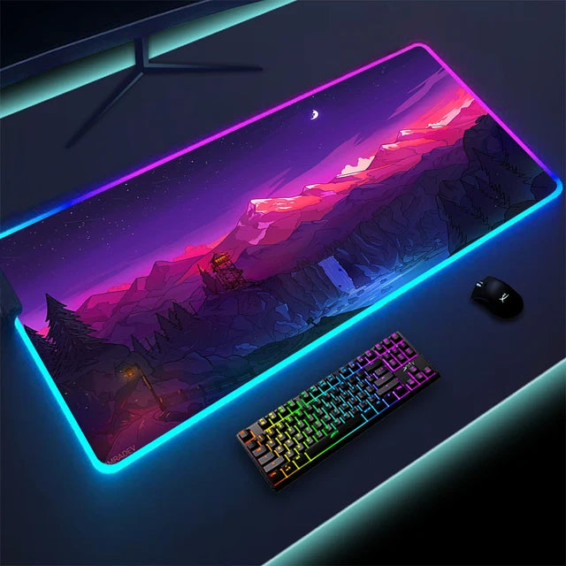 Luminous LED Lighting Mouse Pad XL
