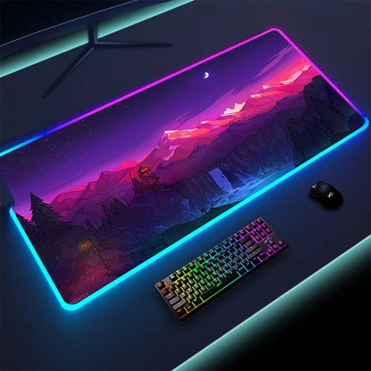 Luminous LED Lighting Mouse Pad XL
