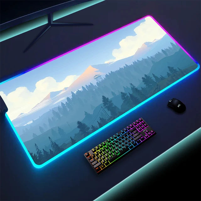 Luminous LED Lighting Mouse Pad XL