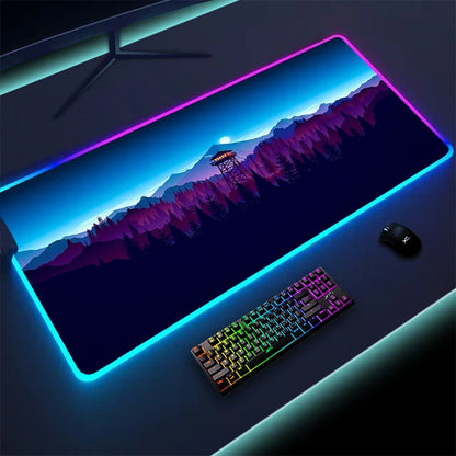 Luminous LED Lighting Mouse Pad XL