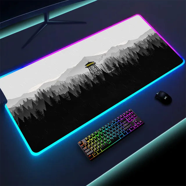 Luminous LED Lighting Mouse Pad XL