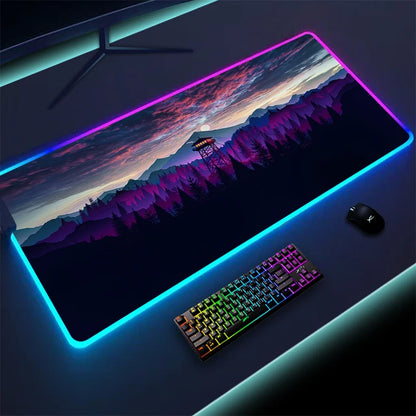 Luminous LED Lighting Mouse Pad XL