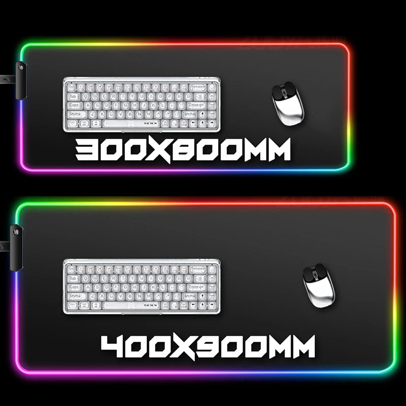 Luminous LED Lighting Mouse Pad XL