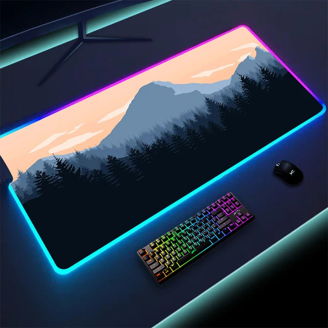 Luminous LED Lighting Mouse Pad XL